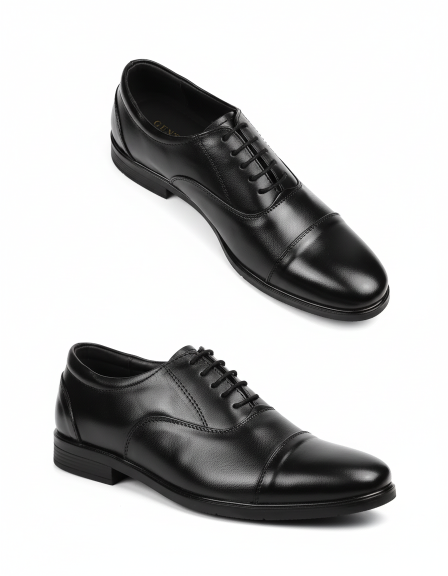 Gentle Classic Cap-Toe Formal Shoes